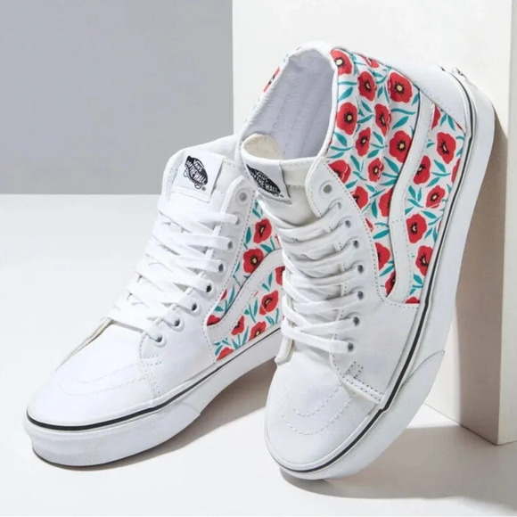 Vans Project X Flower SK8-Hi‎ Skate-Hi Women's Size 5.0 - Picture 1 of 10